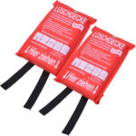 2er-Set Feuerlöschdecke, 1m²
