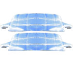 2er-Set Sonnen- und Kälteschutz für Windschutzscheiben, 150 x H 97 cm