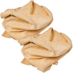 2er-Set Fensterleder, natur, 50 x 32 cm