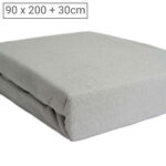 Einzelbett Luxus Frottee Fixleintuch, 80% Baumwolle, 20% Mikrofaser, silber, 90 x 200 cm Einzelbett Luxus Frottee Fixleintuch, 80% Baumwolle, 20% Mikrofaser, silber, 90 x 200 cm