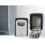 Schlüsselsafe, Kombinationsschloss mit 4-stelligem Zahlencode, 9 x 12 x 4 cm