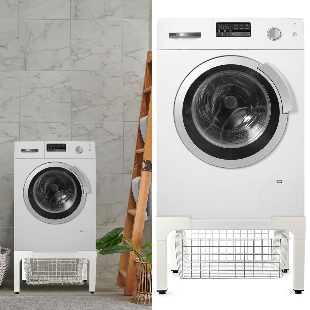 Untergestell für Waschmaschine oder Trockner, mit Ablagekorb, bis 200 kg