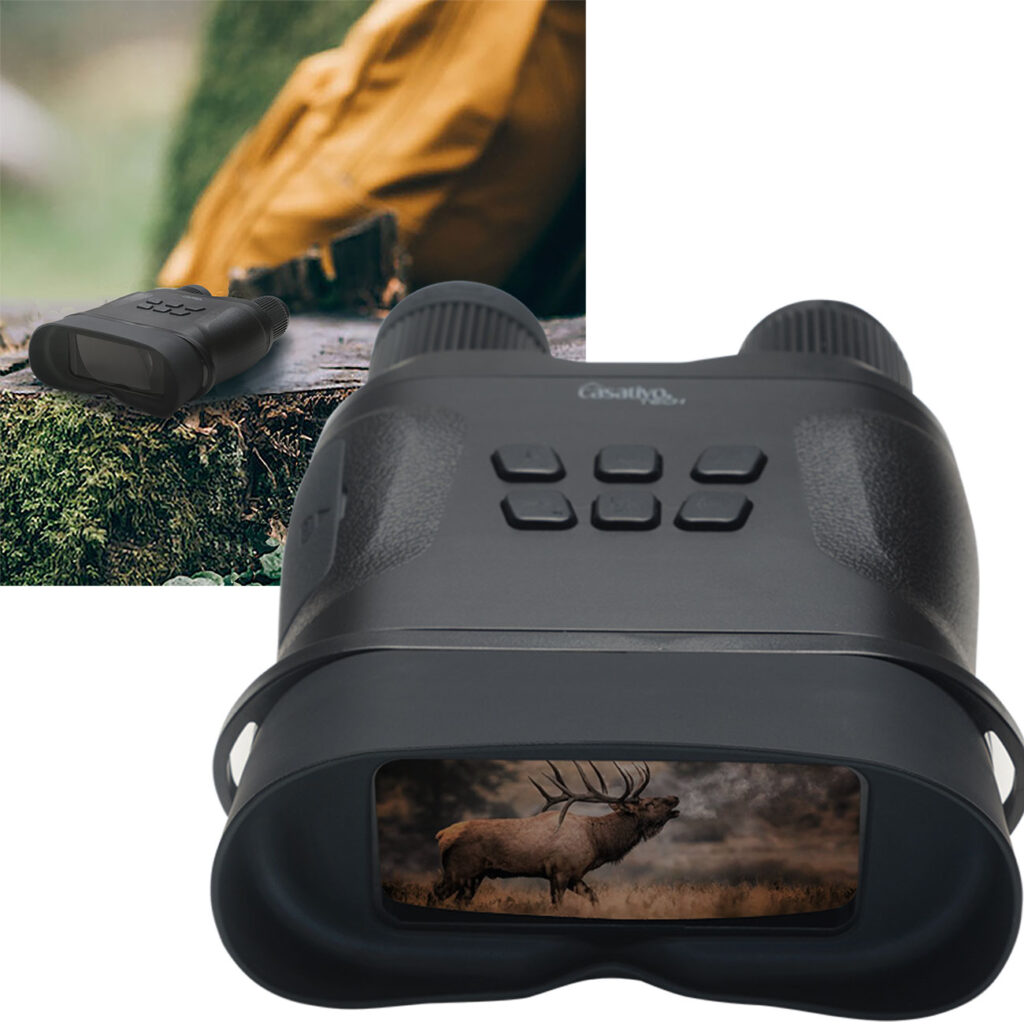 Fernglas mit Nachtsicht- & HD-Videofunktion, 850m Reichweite