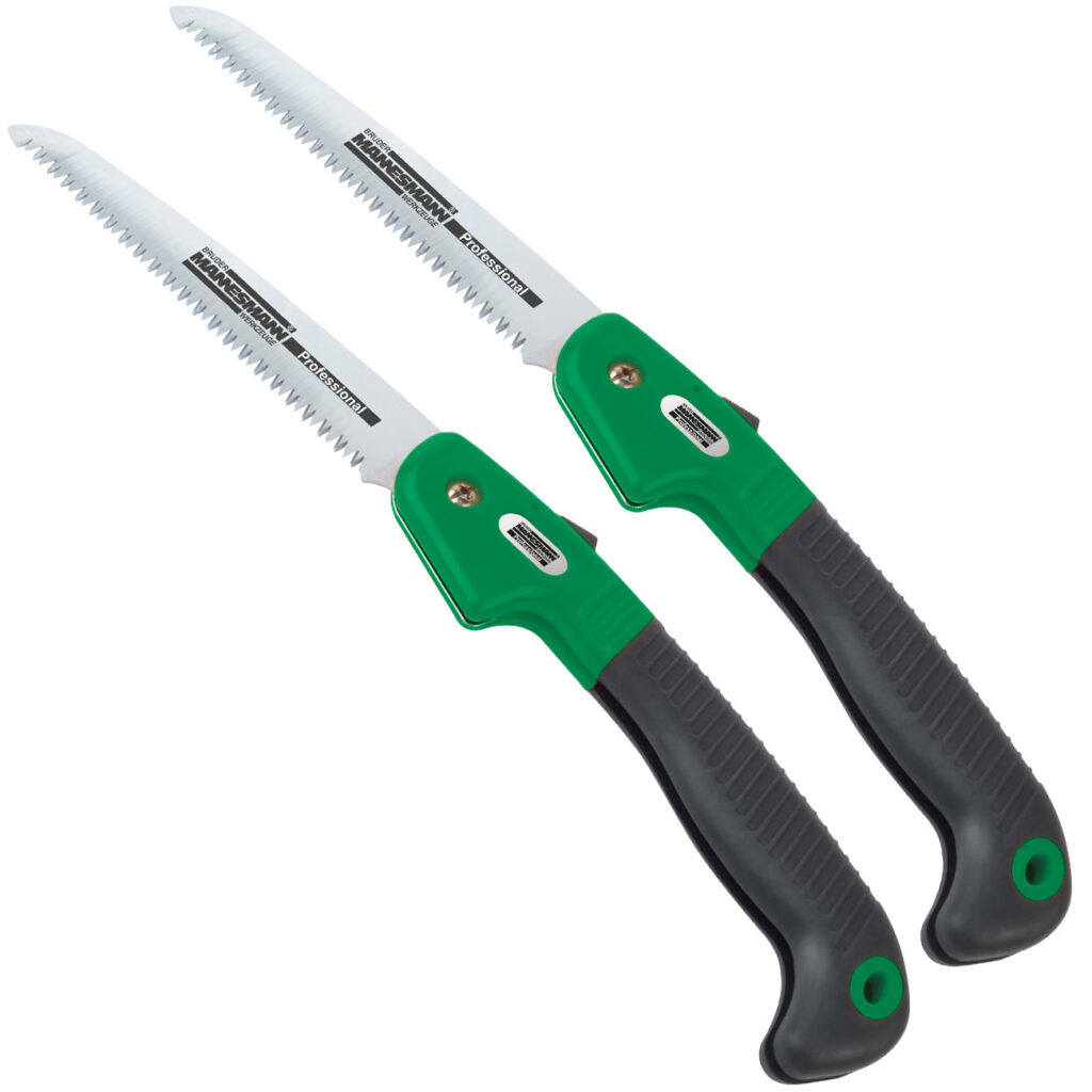 2er-Set Garten-Klappsäge für Rechts- und Linkshänder, 33 x 11,5 x 2,5 cm