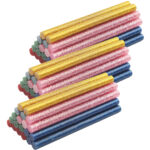 60 Niedrigtemperatur-Klebesticks, glitzer