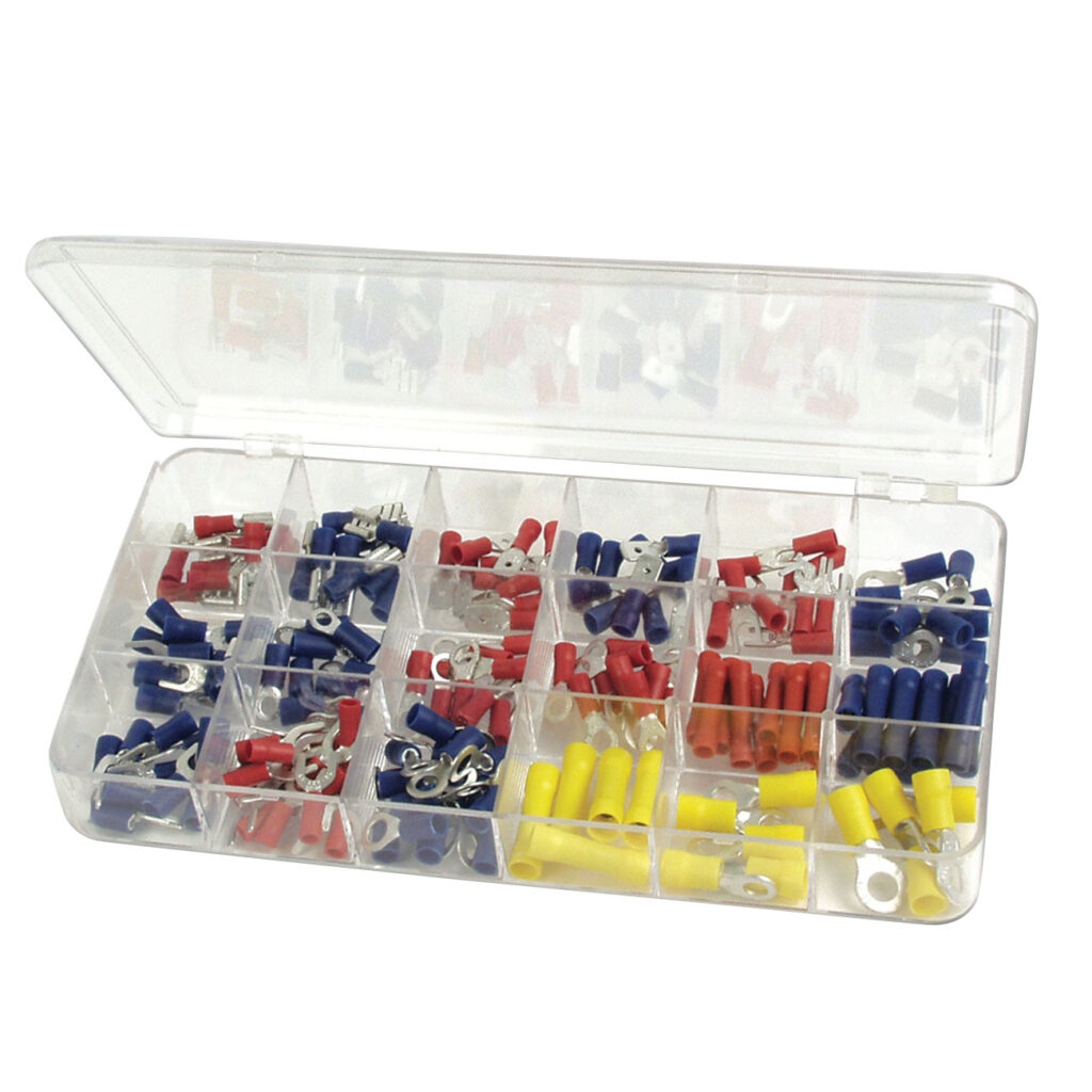 Kabelschuh-Set, 175-teilig in Sortimentskasten