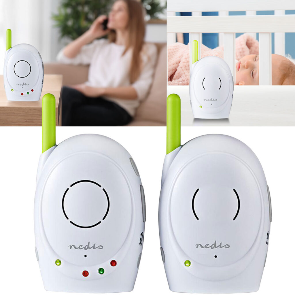 Babyphone mit Gegensprechfunktion, 300m Reichweite