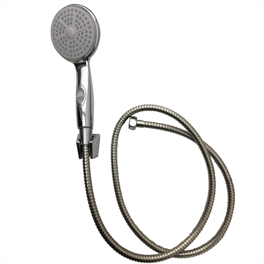 Duschset mit Handbrause, Schlauch und Wandhalterung