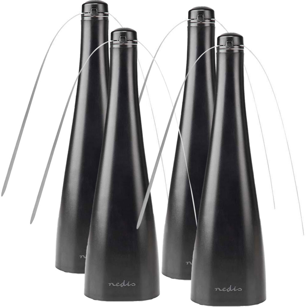 4er-Set Elektrischer Fliegenwedler für den Tisch, Insekten Vertreiber