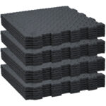 Bodenmatten aus Schaumstoff, 24 Stück, 40 x 40 x 1 cm