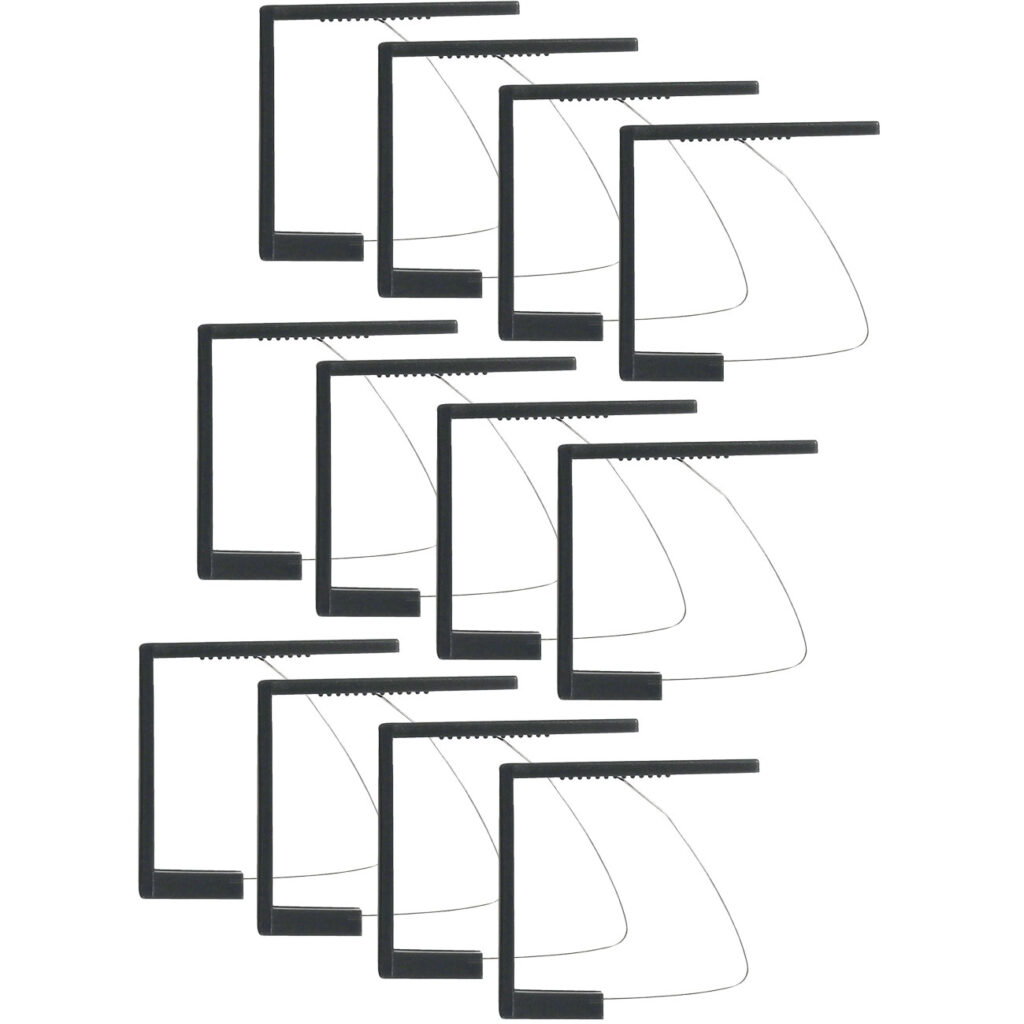 Tischtuchklammern, 12 Stück, 6 x 5.3 cm