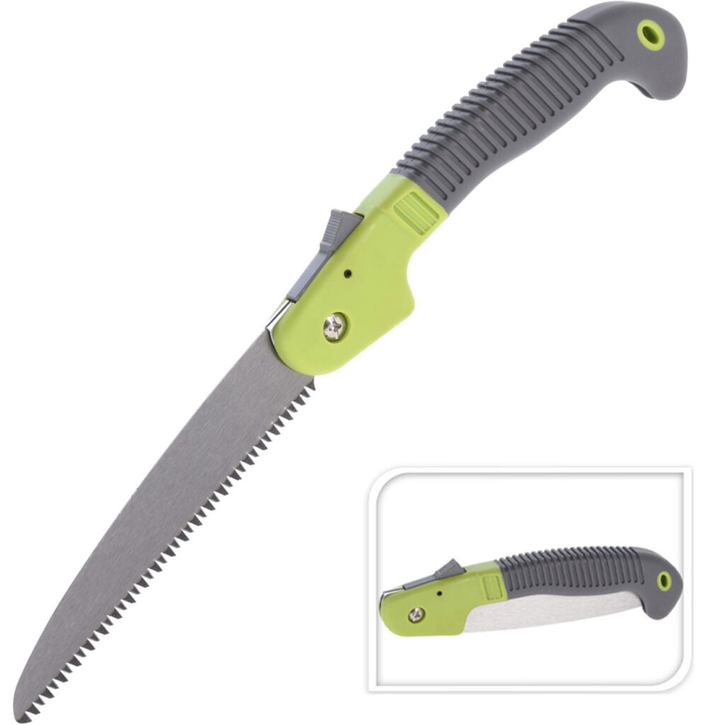 Klappsäge, 40 cm, grün-grau