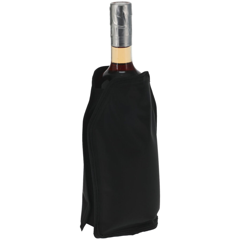 2er-Set Flaschenkühler, 15 x 22.5 cm, schwarz