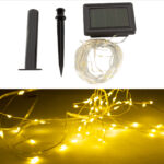 Solar Lichterdraht, 100 LED, IP44