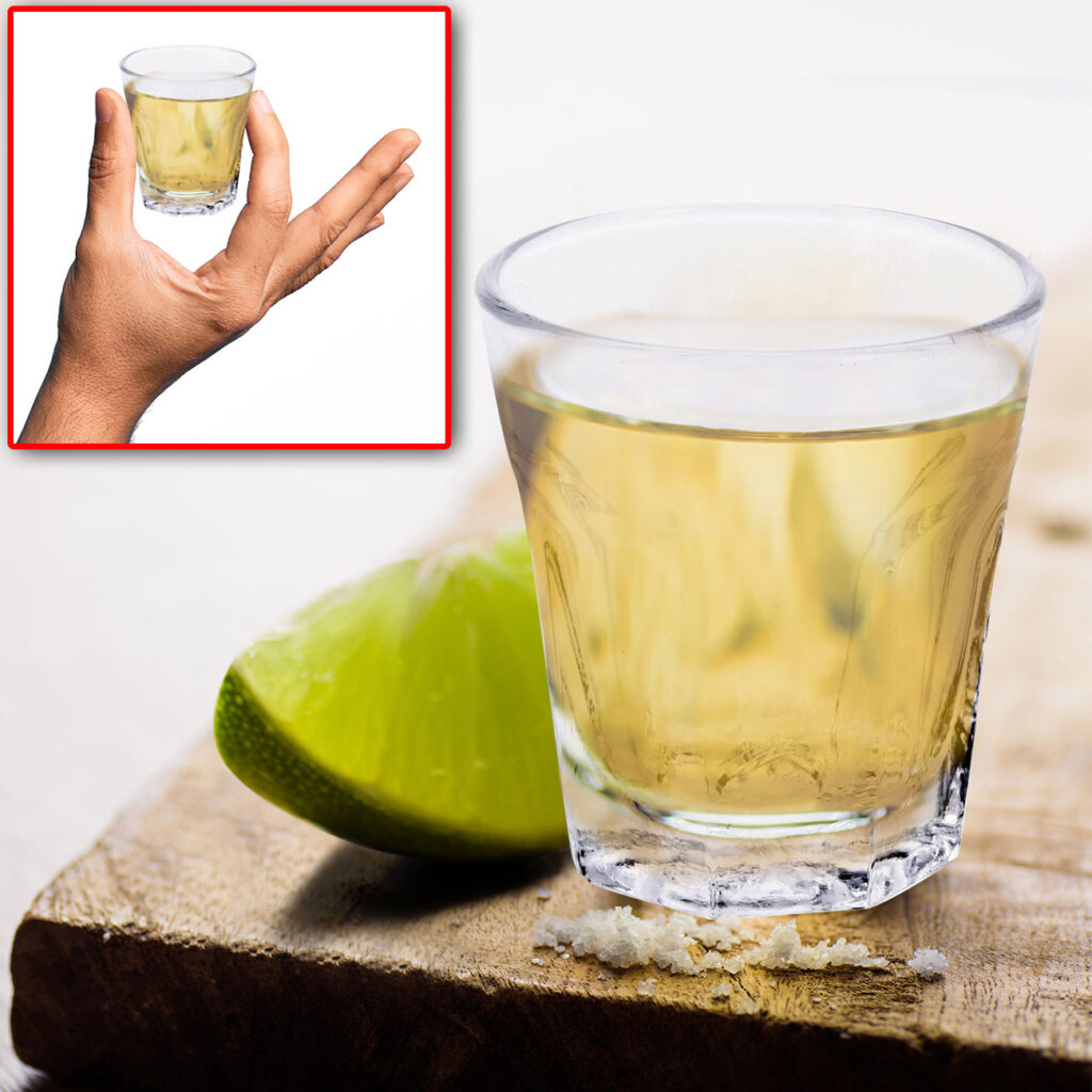 Schnapsgläser, Kristall-Look, je 40 ml, 6er-Set