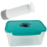 Vakuum Vorratsdose mit Klickverschluss, inkl. Vakuumpumpe, 1200 ml