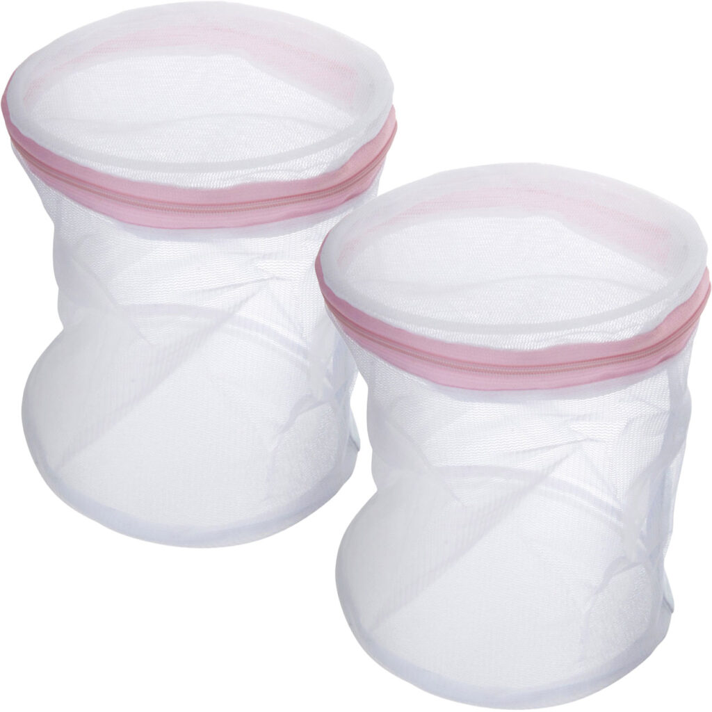 2er-Set Wäschenetz mit Reissverschluss, Ø16 x 20 cm