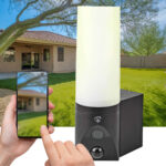 Überwachungskamera, SmartLife, Aussenleuchte, App, Full HD, WiFi, Nachtsicht, PIR