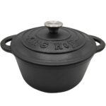 Gusseiserner Topf mit Deckel, Ø 22 cm, 2,4 L