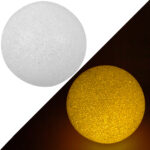 Leuchtkugel, Weihnachtskugel, Ø 18 x 17,2 cm, LED, warmweiss