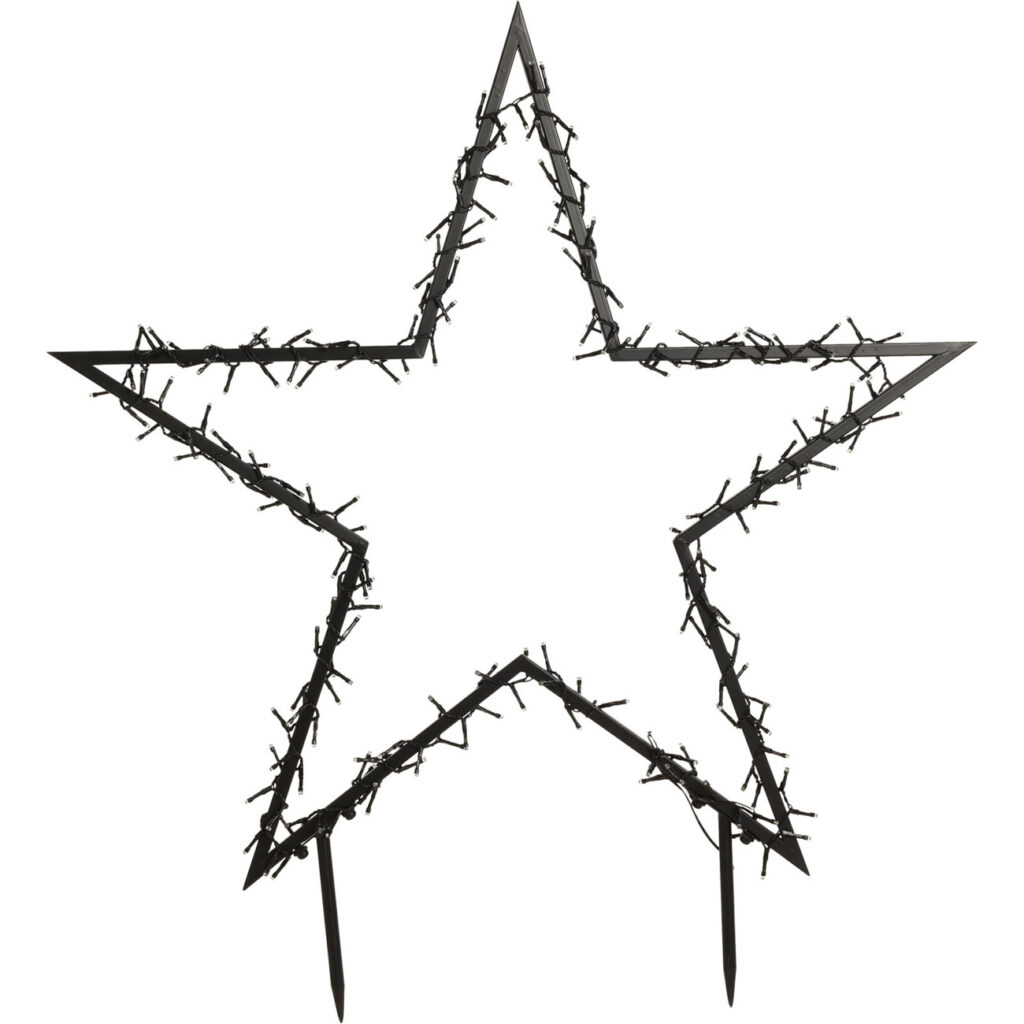 Gartenstecker Weihnachtsstern mit 150 LEDs, warmweiss, 60 x 73 cm, IP44