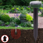 Solar-Maulwurfvertreiber, Ø 6 x 25,5 cm Solar-Maulwurfvertreiber, Ø 6 x 25,5 cm