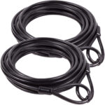 2er-Set Stahlseil, wetterfest, 10m x Ø 8 mm