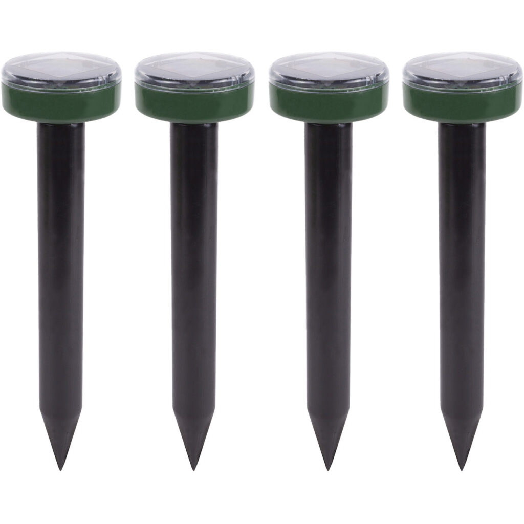 4er-Set Solar-Maulwurfvertreiber, Ø 6 x 25,5 cm 4er-Set Solar-Maulwurfvertreiber, Ø 6 x 25,5 cm