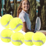 Tennisbälle, Spielbälle, 6er-Set, Ø 6 cm