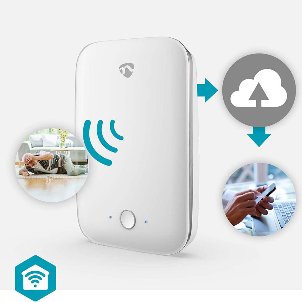 Bewegungsmelder, intelligenter Sturzmelder für Senioren, SmartLife, Wi-Fi, App