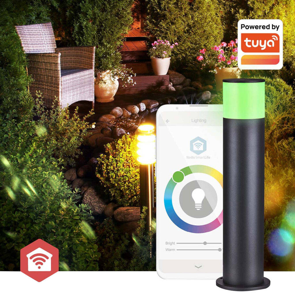 Wegeleuchte, Smartlife, ZigBee Gartenleuchte, wamweiss, RGB, App, 2700 K