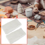 2er-Set Ton, Naturton, selbsthärtend, je 500g, weiss