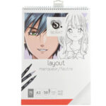 Layoutmarker-Spiralblock, 50 Seiten, A3, 75g/m2