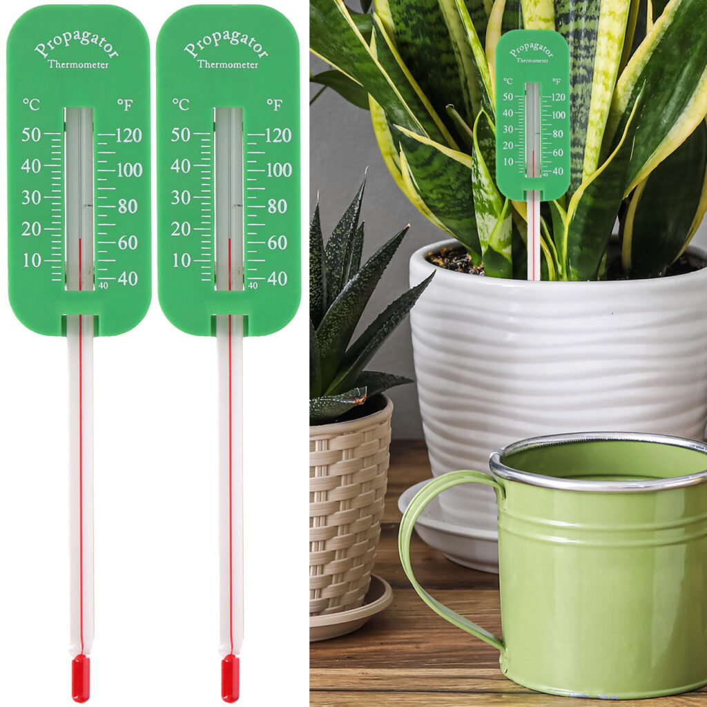 2er-Set Bodenthermometer, 0-50°C