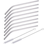 2er-Set Edelstahl-Trinkhalme mit Reinigungsbürste, 8er Set, 21,5 cm 2er-Set Edelstahl-Trinkhalme mit Reinigungsbürste, 8er Set, 21,5 cm