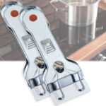 2er-Set Schaber für Ceranfeldplatten aus Metall, L 14 cm