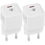 2er-Set  USB C Netzteil, Schnellladegerät mit Smart IC-Technologie, 20 W
