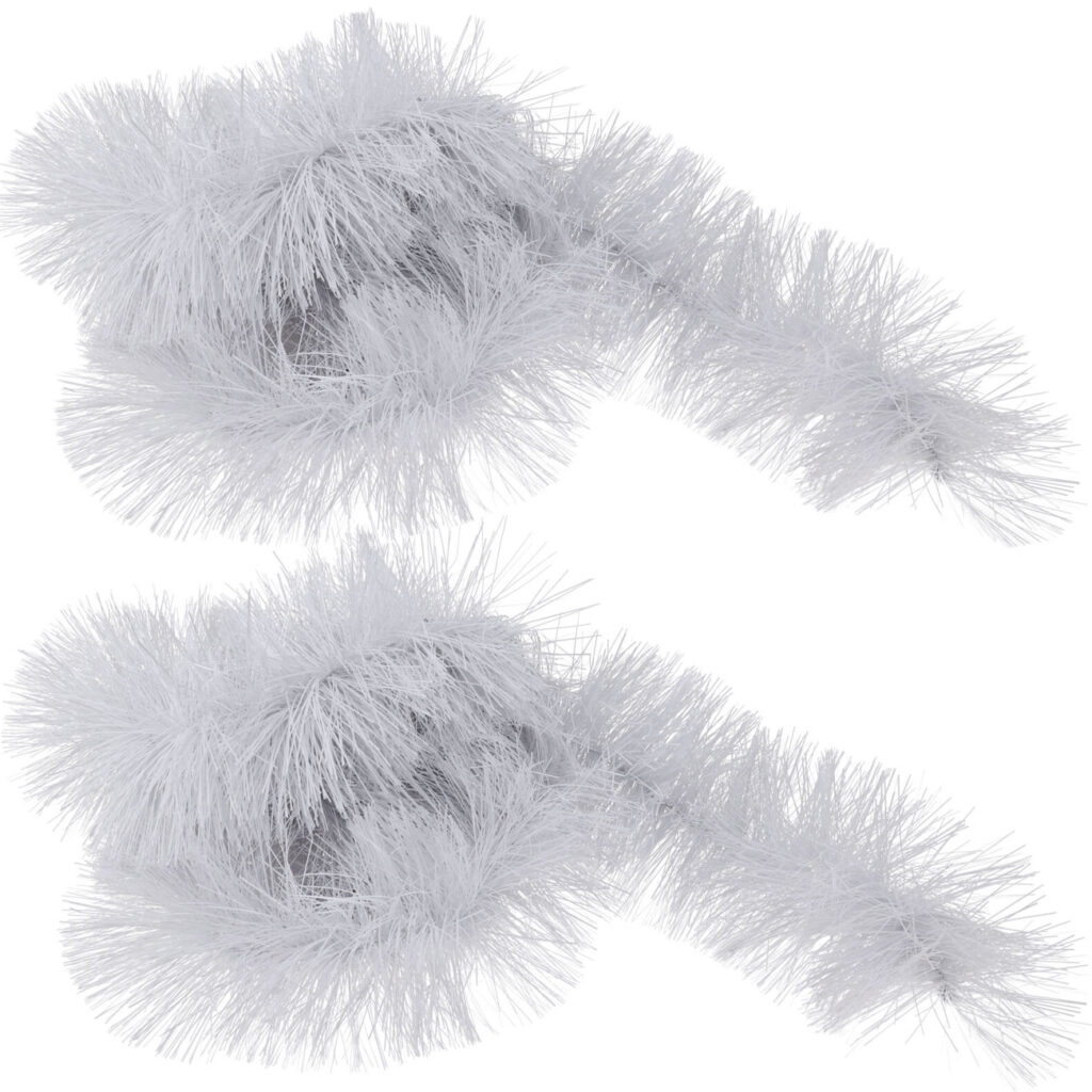 2er-Set LED-Lametta Girlande, weiss, 2,7 m 2er-Set LED-Lametta Girlande, weiss, 2,7 m