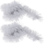 2er-Set LED-Lametta Girlande, weiss, 2,7 m 2er-Set LED-Lametta Girlande, weiss, 2,7 m