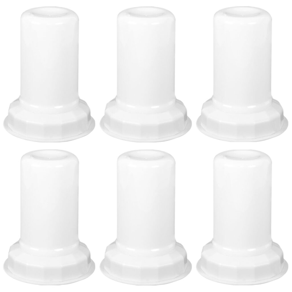 6er-Set LED-Leuchte mit Flammeneffekt als Kerzenersatz, Ø 7,,5 cm x H 9,5 cm