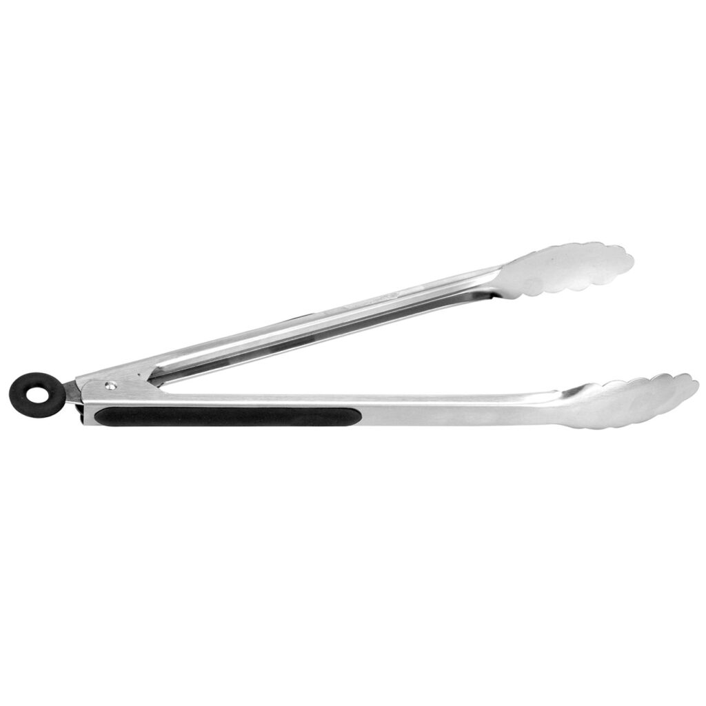 Grillzange aus Edelstahl, 34cm Grillzange aus Edelstahl, 34cm