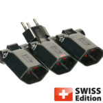 Clip Clap Abzweigstecker 3x Typ 13 schwarz