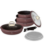 Design Kochset inkl. Smart Lids, 9-teilig, bordeaux Design Kochset inkl. Smart Lids, 9-teilig, bordeaux