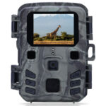 Kompakte Full-HD-Wildkamera mit Bewegungssensor und Nachtsicht, 15m Reichweite, IPX5