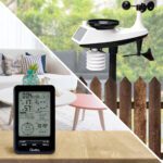 Professionelle Funk-Wetterstation mit Aussensensor, Hygrometer und Wettervorschau