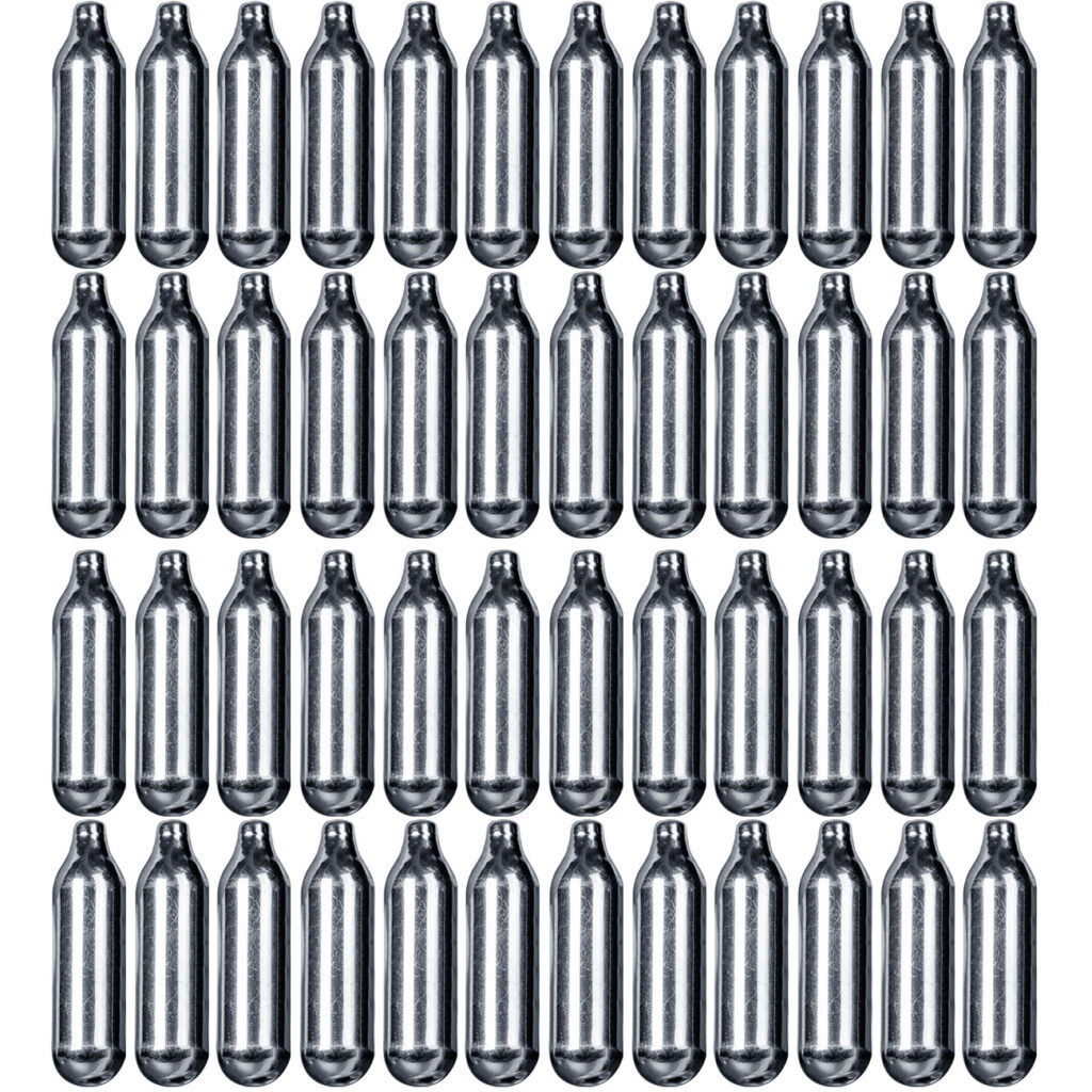 Sahnekapseln für gängige Sahnespender, 48 Stück, 8 g Gas pro Kapsel