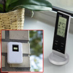 Wetterstation, mit kabellosem Aussensensor, Luftfeuchtigkeit, Wettervorhersage uvm.