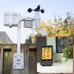 Professionelle Wetterstation, Aussensensor, Hitzeindex, Taupunkt, Mondphasen uvm.