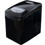 Eiswürfelmaschine, 150 Watt, 1, 7 L, Eiswürfelbereiter, schwarz