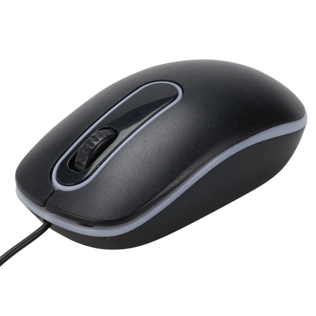 Optische USB-Maus mit 3 Tasten, Multicolor-Beleuchtung